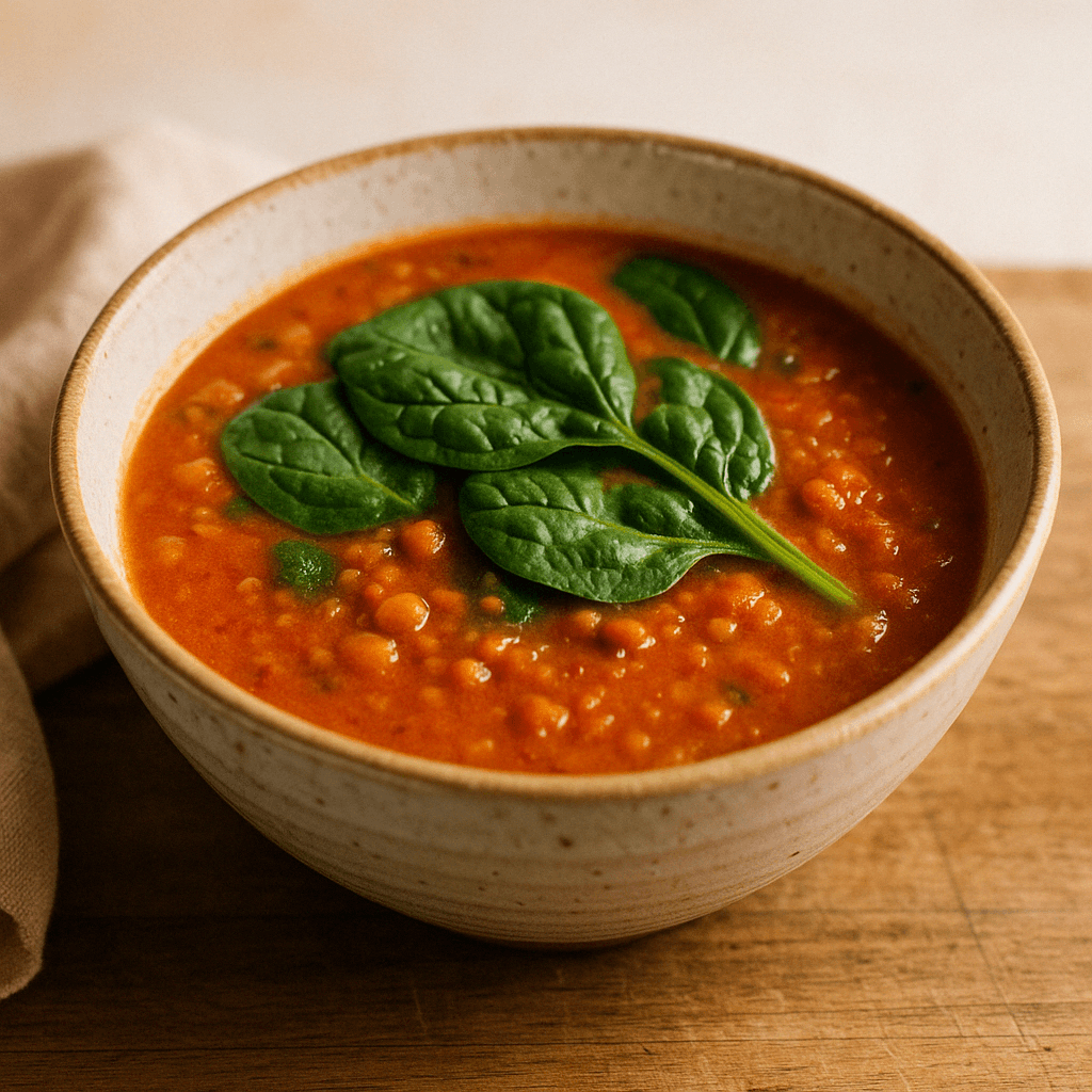 Lentil & Spinach Soup