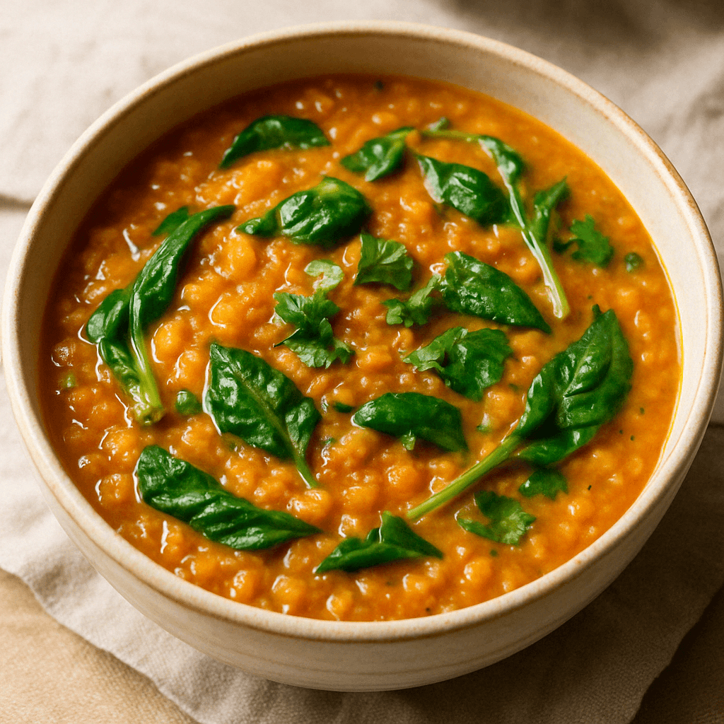 Red Lentil & Spinach Dal